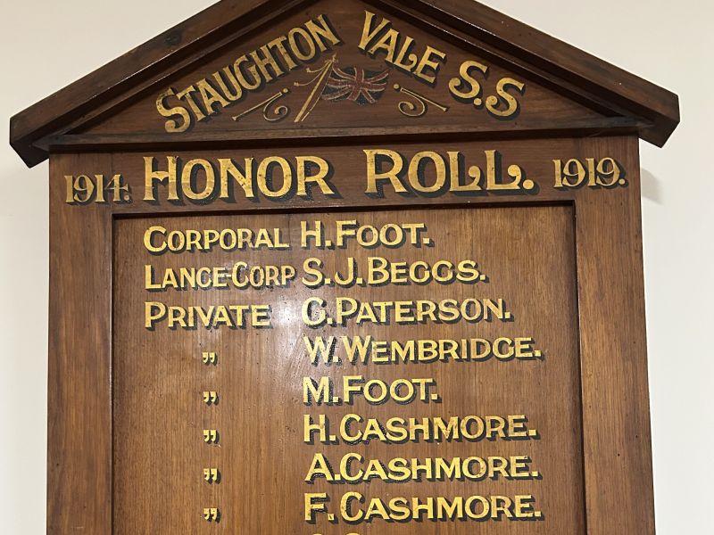 Staughton Vale SS HR