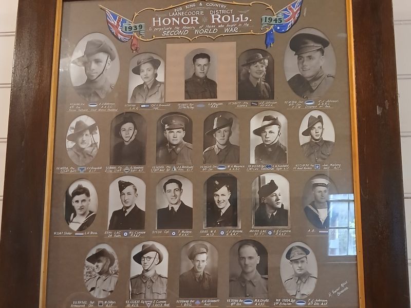Laanecoorie District Honor Roll WW2