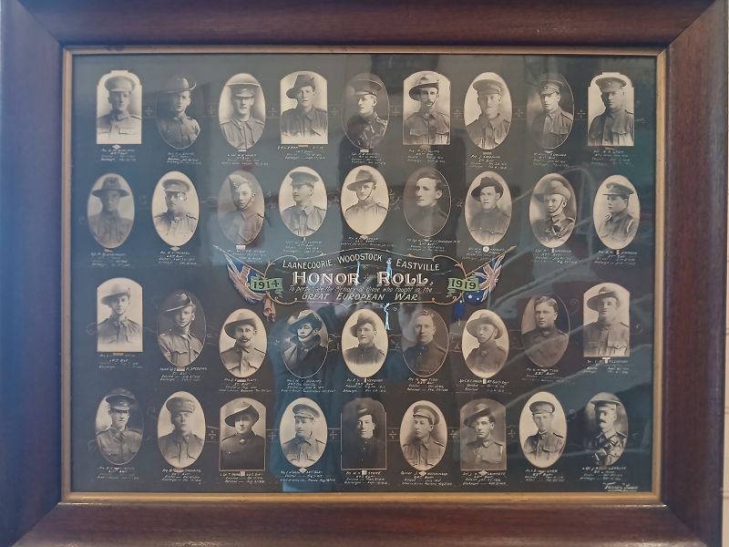 Laanecoorie, Woodstock & Eastville Honor Roll