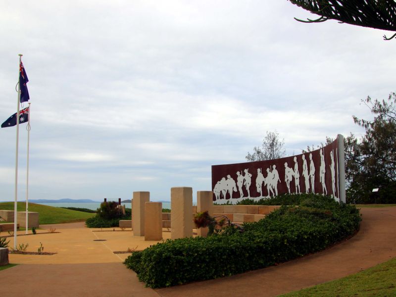 Emu Park Anzac Court and Commencement of Memorial Walkway