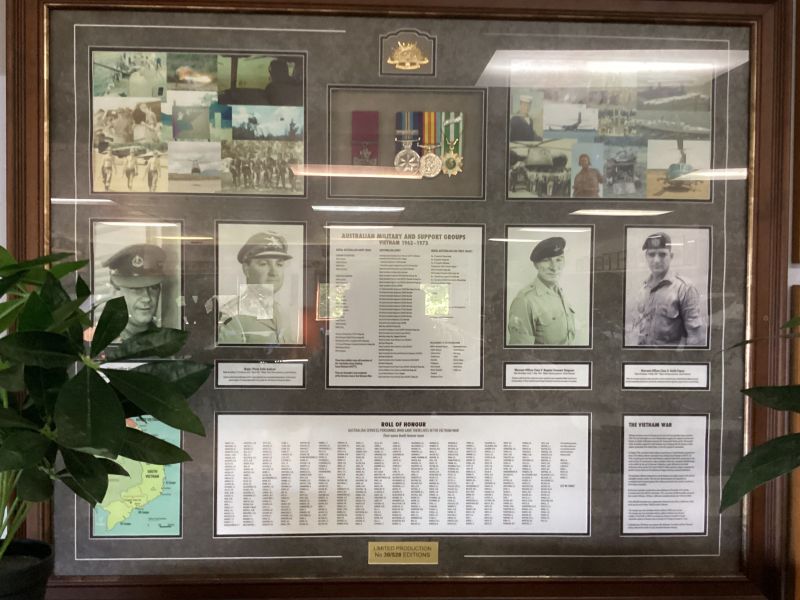 Australian Military and Support Groups Roll of Honour