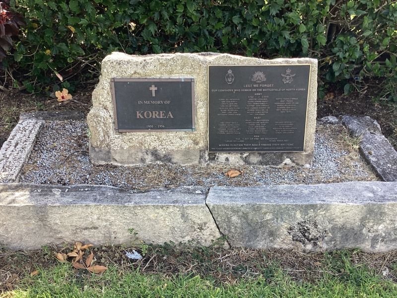 Korean War Memorial and Honour Roll