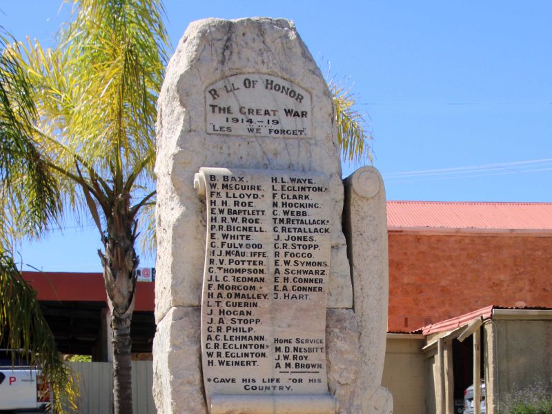 Swan Reach War Memorial