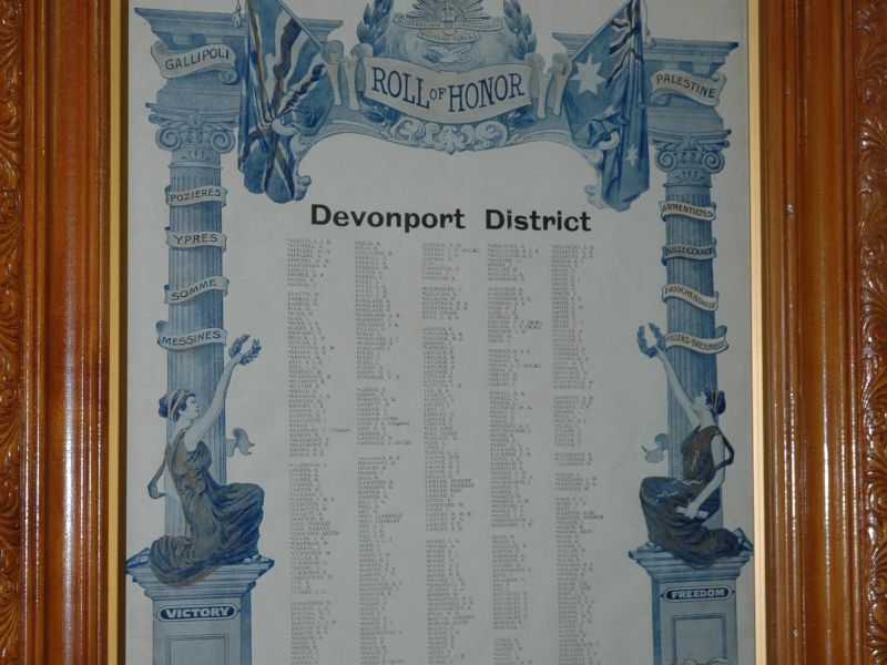 Devonport District Honour Roll