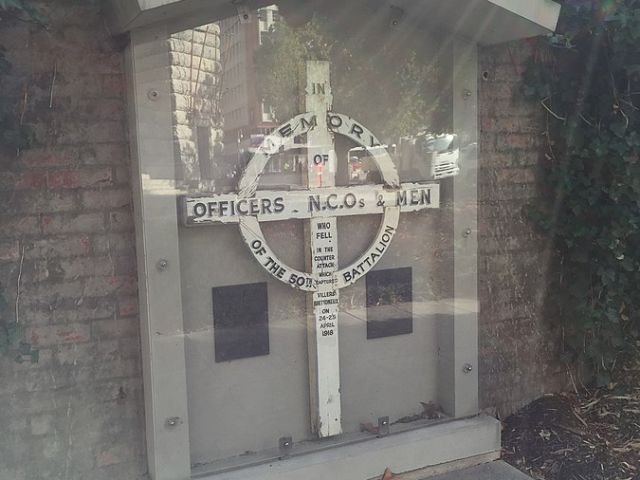 50th Battalion Villers-Bretonneux Cross