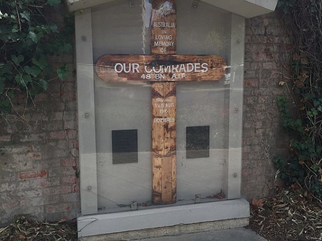 48th Battalion Pozieres Cross