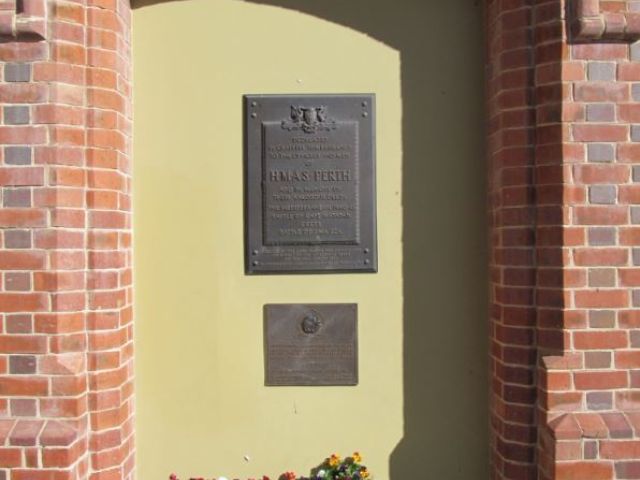 HMAS Perth Memorial Plaque