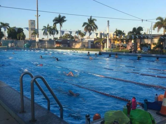 Busy afternoon at Mackay War Memorial Swimming Centre