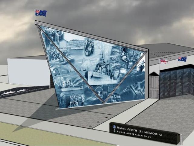HMAS Perth war memorial