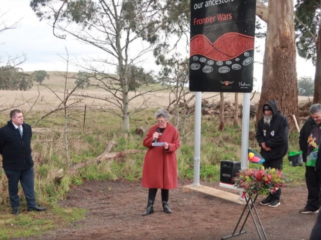 The Manna Gums on the Malmsbury-Daylesford Road in Daylesford, Victoria, is the site for an Aboriginal Peoples Memorial Avenue
