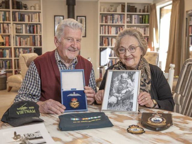 Harley and Judith Stanton will travel to Canberra to attend the 50th anniversary of the 3rd Battalion RAR event at the Australian War Memorial. Picture: Craig George