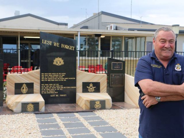 Tilligerry RSL Sub-Branch completes the first stage in the refurbishment of its club war memorial