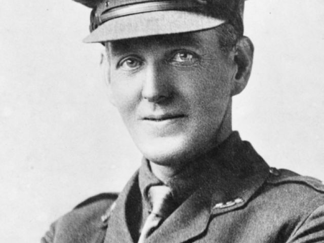 Studio portrait of 2nd Lieutenant (2nd Lt) Simon Fraser