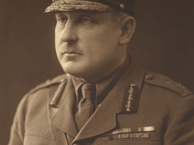 Portrait of Major General Sir Charles Rosenthal KCB CMG DSO VD who saw action at Gallipoli and subsequently commanded the 2nd Australian Division during 1918/19. 
