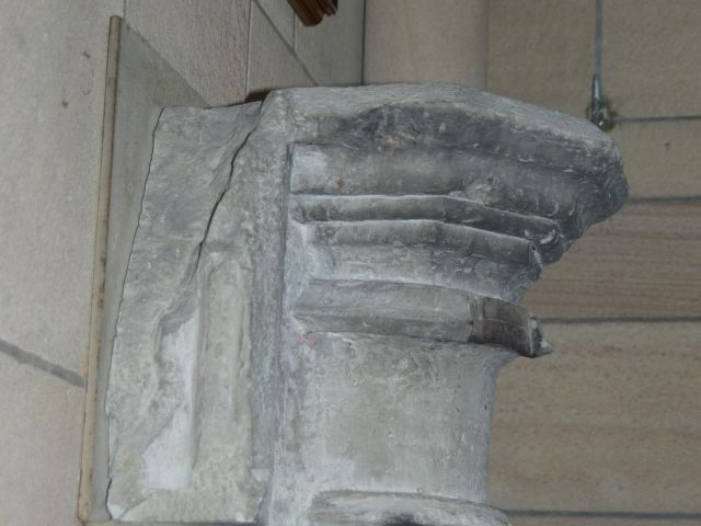 The All Hallows Stone in St John's Cathedral which commemorates the contribution of Australian airmen to the defence of Britain during the Second World War 