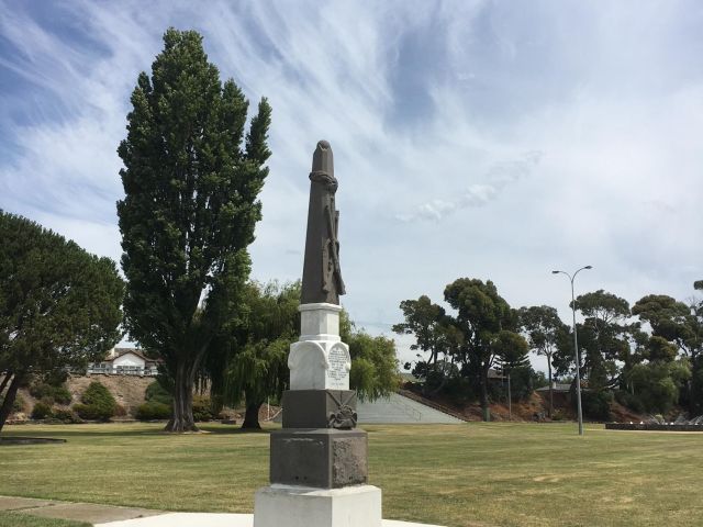 Relocated in ANZAC Park, Ulverstone.