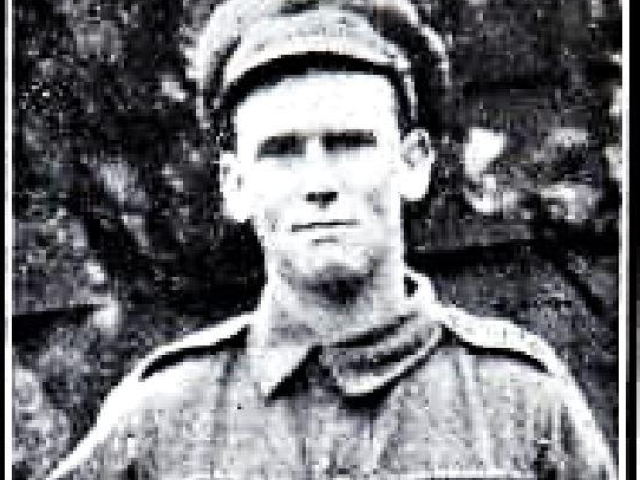Lance Corporal George Samuel Joshua Matthews DCM, 3rd Battalion, an Indigenous soldier from Walhallow, NSW