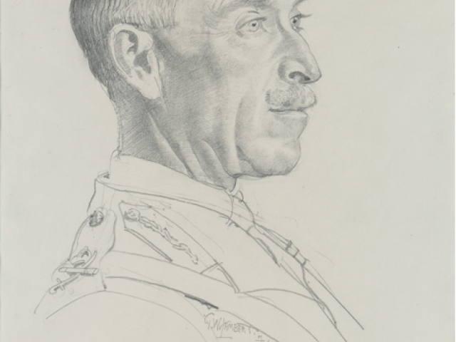 Lieutenant General Sir Harry Chauvel, artist: George Lambert, 1918