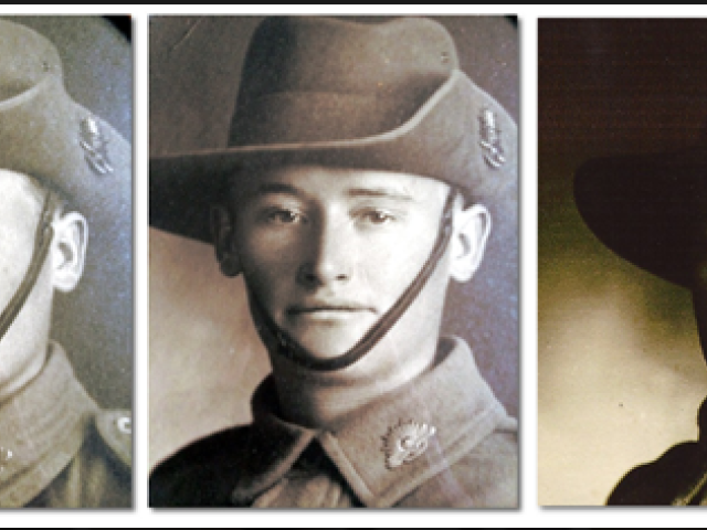 Roy, Harold and Bert Cole, c. 1915. Images courtesy Cole family