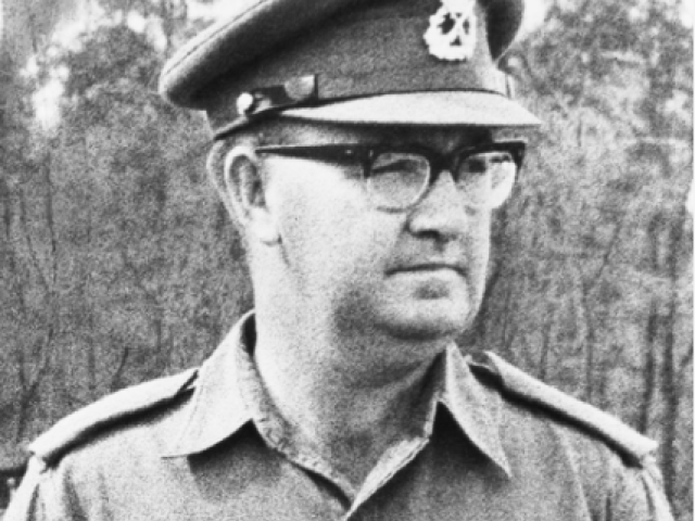 Photo of Major Peter John Badcoe VC, Australian Army Training Team Vietnam