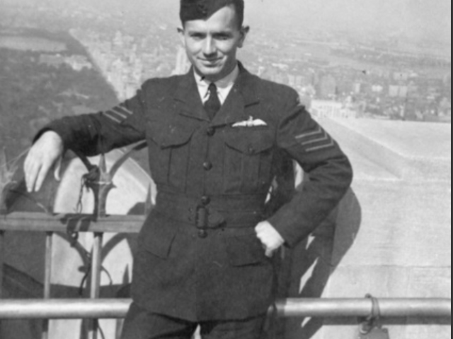 Photo of Flight Sergeant Aubrey George Ashley, No. 460 Squadron, RAAF, c.1942, credit: Ashley family