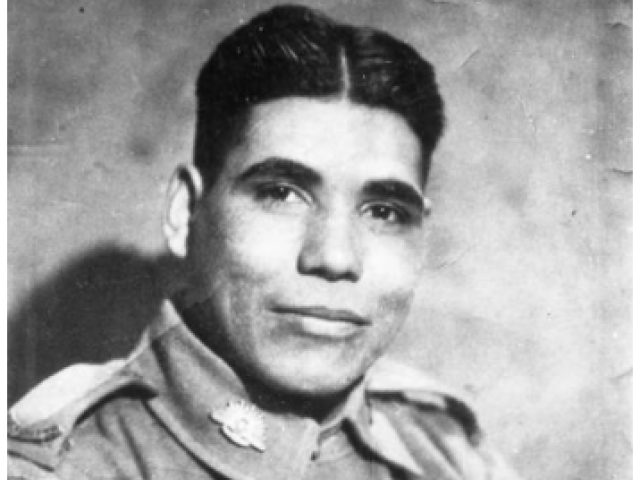 Private Frank Richard Archibald, 2-2 Australian Infantry Battalion AIF, c.1940. Photo Kempsey-Macleay RSL sub-branch