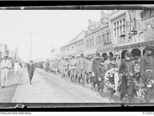 One image of 188 nitrate negatives taken by Captain Charles Gehrmann, 5th Queensland Imperial Bushmen, 1901