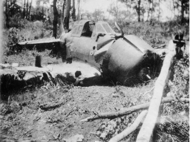 Japanese Pilot Hajime Toyoshima's aircraft crashed on Melville Island, NT, February 1942
