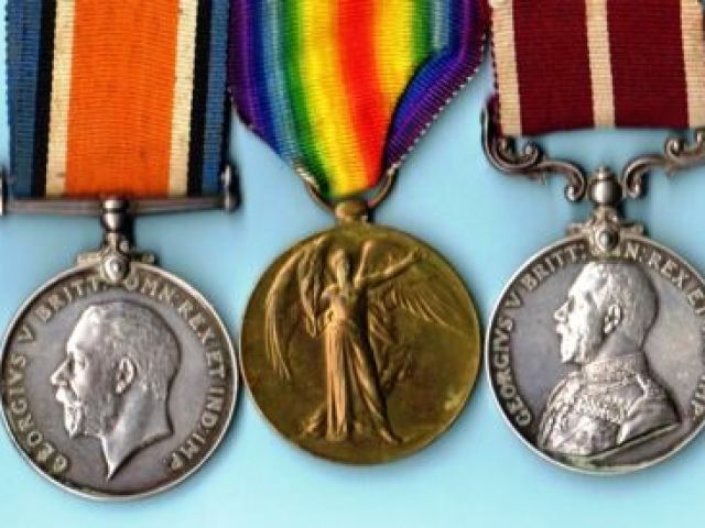 Medals of 7383 SGT WT Carr MSM: 1914/15 Star, British War Medal, Victory Medal, Meritorious Service Medal, NSW Fire Brigade Long Service and Good Conduct Medal