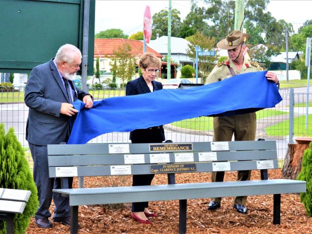 Unveiling of commemorative World War II plaques