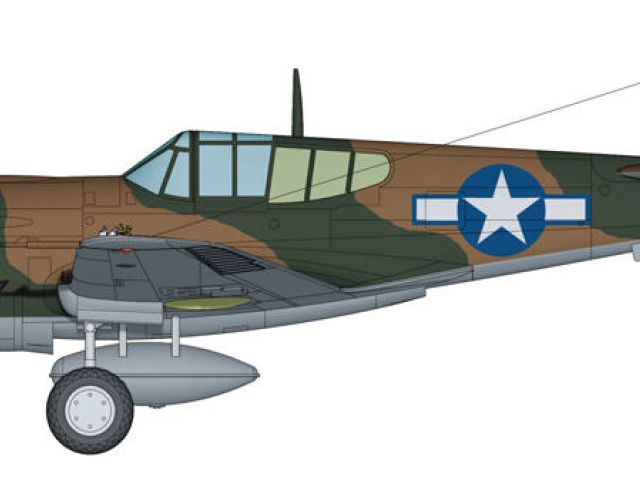 P-40E Kittyhawk Lt Richard E Pingree USAAF Died, Port Pirie 19-02-1942