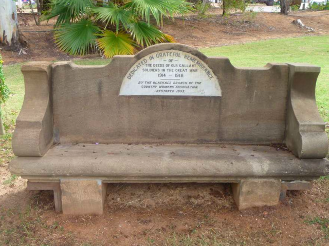 QCWA Memorial Seat