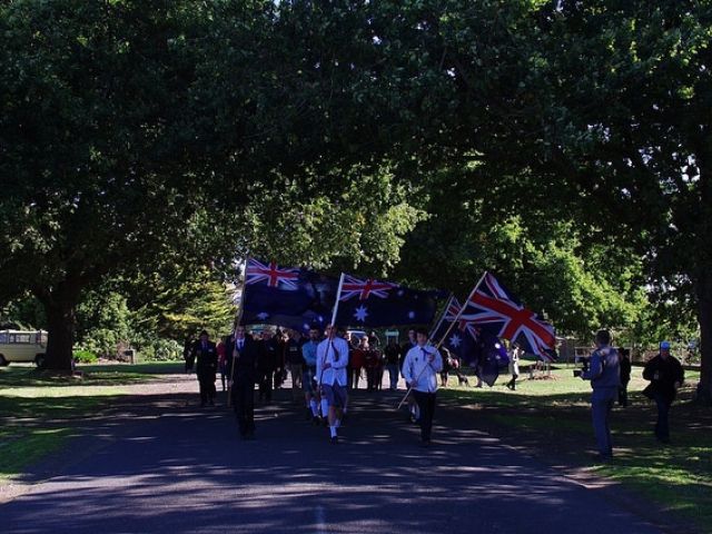 27 April 2014, the rededication of the Avenue of Honour