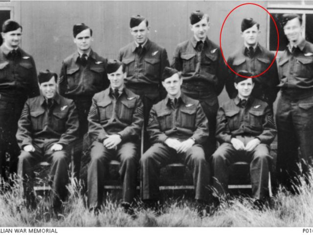 AWM image P01606.004 Sergeant Kenneth Dowsett, when undergoing training at No. 9 Observer Advanced Flying Unit