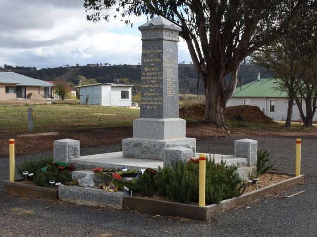 The War Memorial at Collector - more than just an obelisk