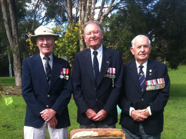 Three local heroes.