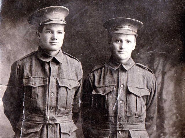 Rollie Touzel (left) 