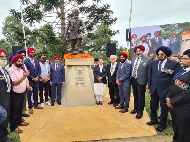 Statue honouring Sikh soldiers unveiled in Sydney. Credit: MP Singh- SBS Punjabi