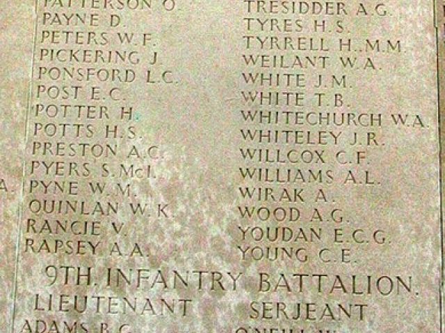 Villers-Bretonneux Memorial Australian National Memorial - France