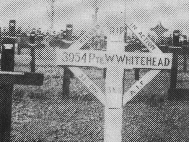 Wilfred Whitehead - original cross