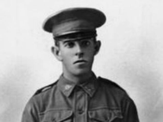 Studio portrait of 22-year-old Private William George “Ranji” Marshall