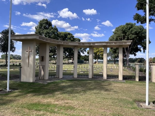 Gated Entrance to the German Cemetery, Tatura