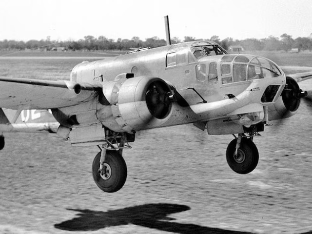 A Bristol Beaufort Bomber, similar to the aircraft flown from Busselton's RAAF base.  (Supplied: Aviation Heritage Museum WA)