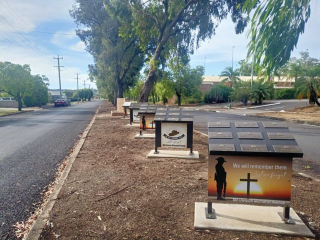 gunnedah's Eighth Division Ave Memorial