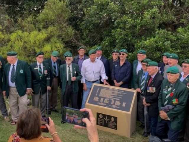 Permanent commando memorial unveiled