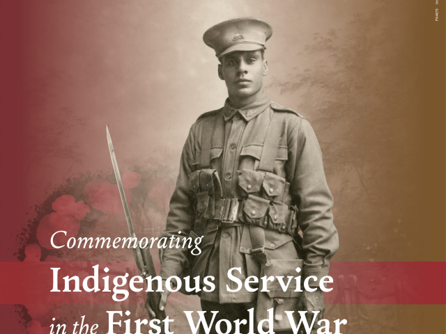 Commemorating Indigenous service in the First World War poster