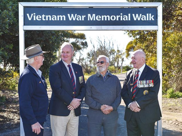 Rodger Hogben, John Edwards, Matt Anderson AWM, Sir Peter Cosgrove