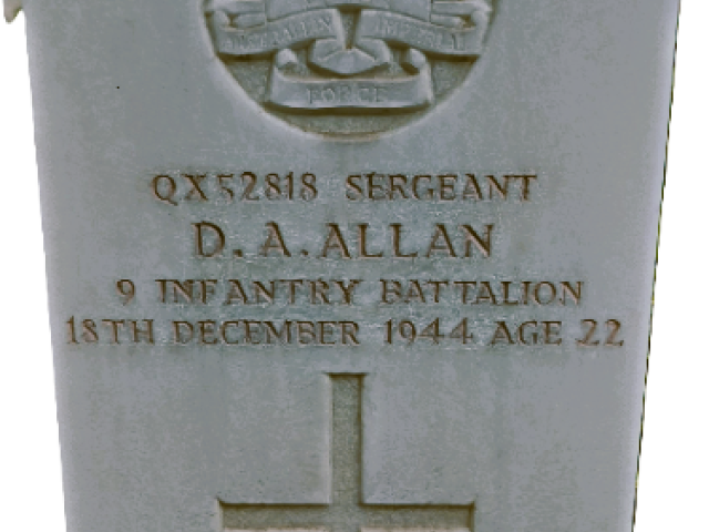 Sergeant Duncan Arthur Allan, 9th Australian Infantry Battalion