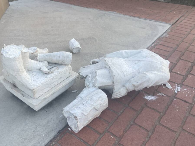 He won't lie down for long as state RSL vows to return the Man on the Monument to Walgett.