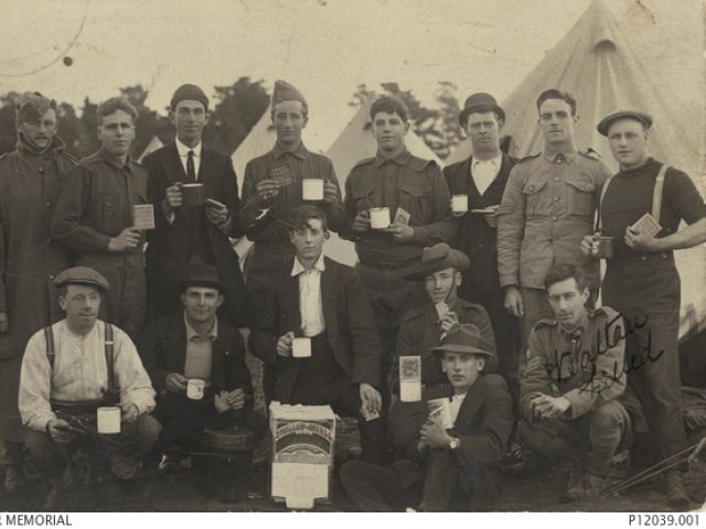 2nd Lieutenant Victor Leslie Saltau, 5th Battalion, AIF- Front right